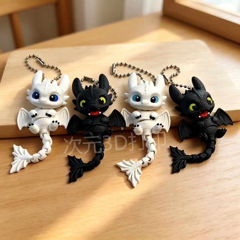 Toothless Keychain 3D Printed  - огляд і ціна Baby Gear