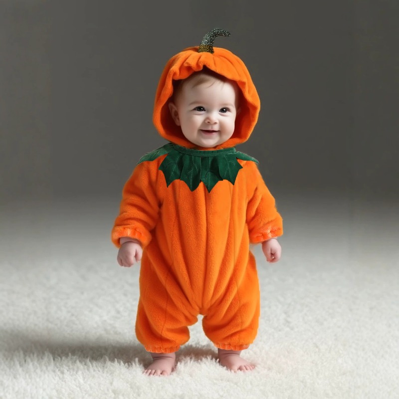 Newborn Baby Pumpkin Romper Ho - огляд і ціна Cotton Baby Onesies Zipper