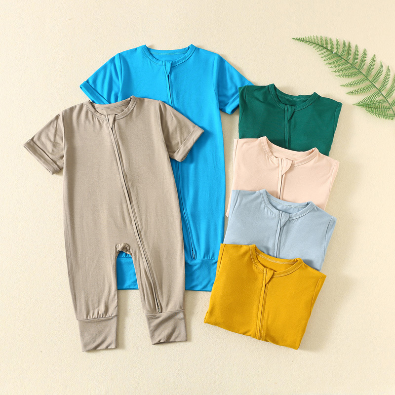 Somenie INS Style Baby Bamboo  - огляд і ціна Cotton Baby Onesies Zipper