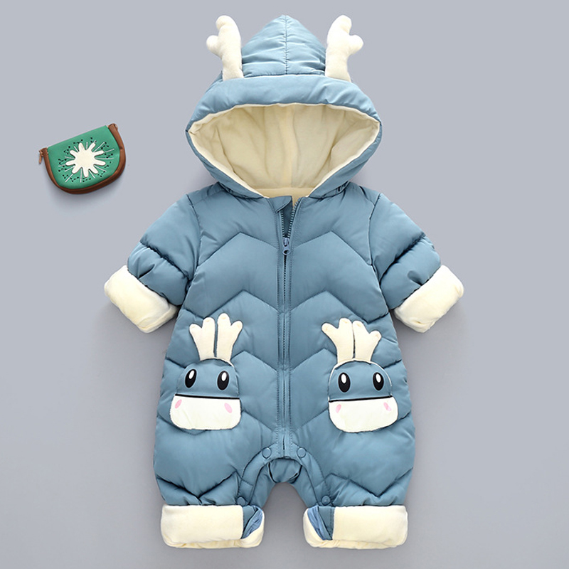1-3Y Infant Thick Velvet Rompe - огляд і ціна Cotton Baby Onesies Zipper