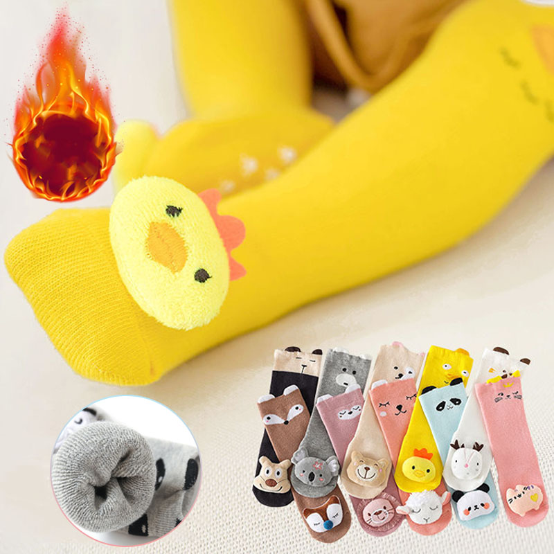 Winter Thick Cotton Kids Long  - огляд і ціна Unisex Baby Socks Non Slip