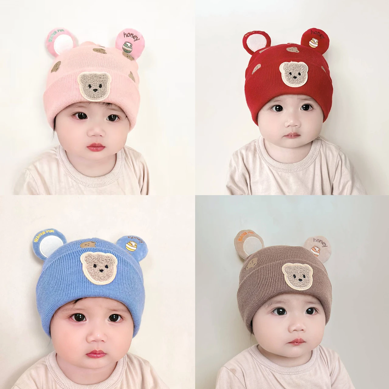 Wnter Warm Baby Beanie Hat Cut - огляд і ціна Infant Beanie Hat With Ears