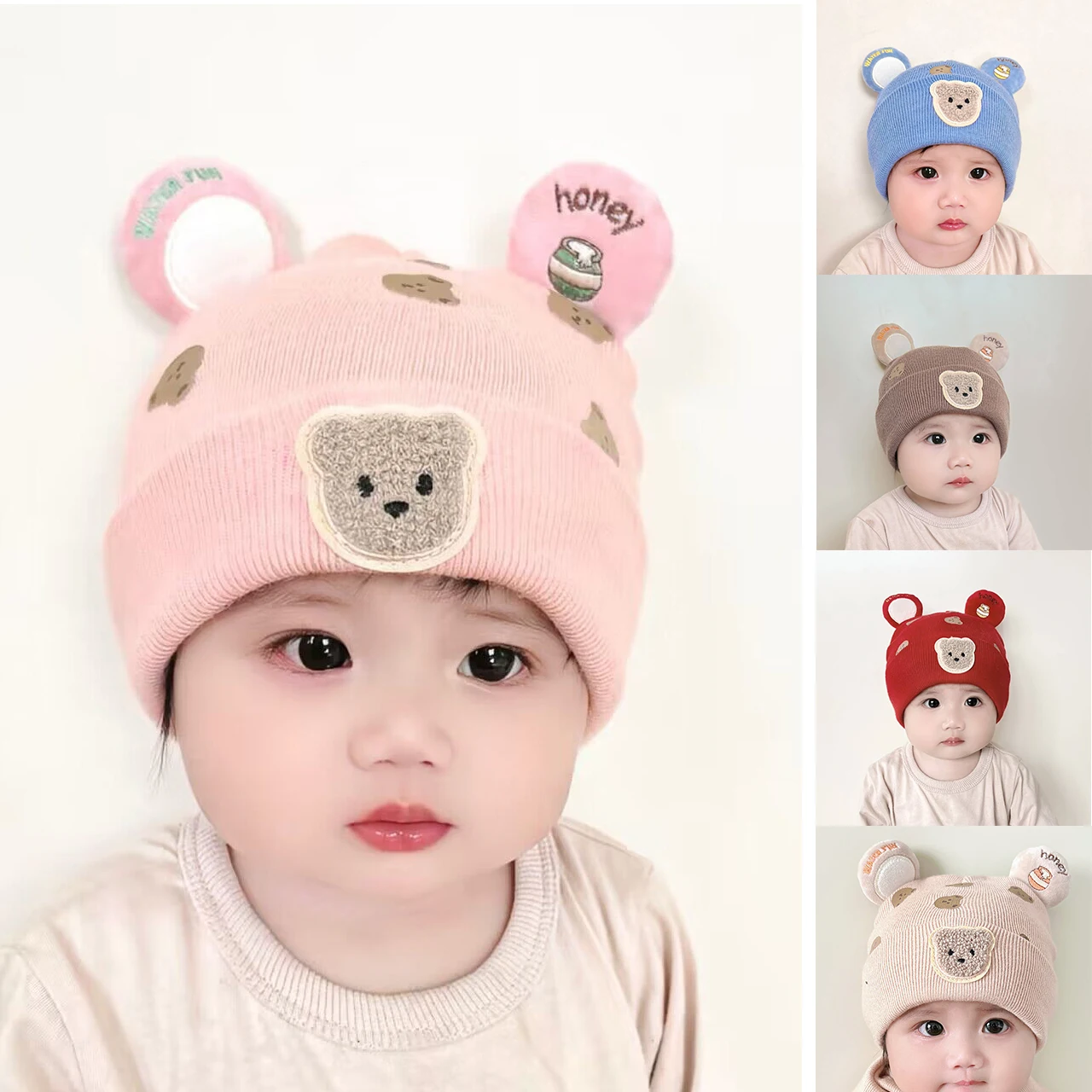 Wnter Warm Baby Beanie Hat Cut - огляд і ціна Infant Beanie Hat With Ears