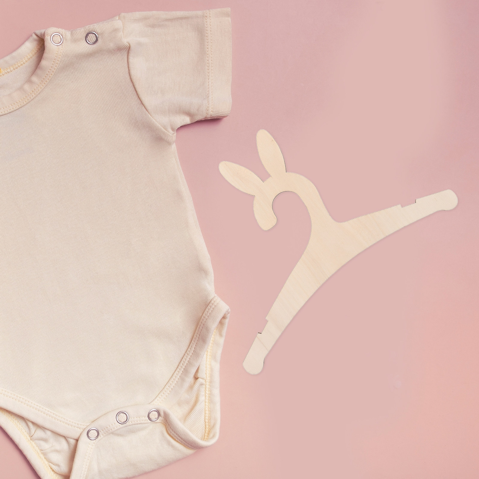 Wooden Baby Clothes Hangers 5  - огляд і ціна Baby Clothes
